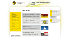 Desktop Screenshot of community.tripy.eu