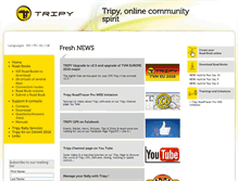 Tablet Screenshot of community.tripy.eu